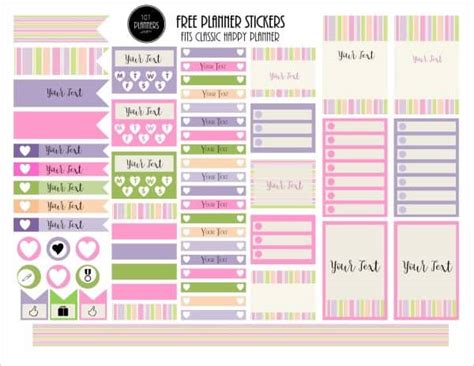 printable planner stickers customizable instant