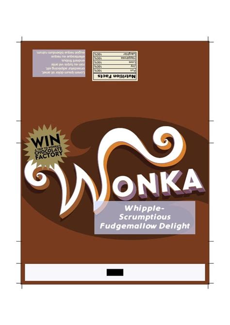 printable wonka bar wrapper webdesignfer