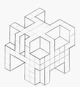Isometrische Cubo 8º Eduardo Henrique sketch template