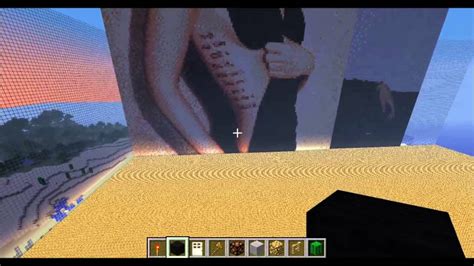 minecraft pixel art megan fox youtube