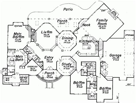 awesome  story luxury home floor plans  home plans design
