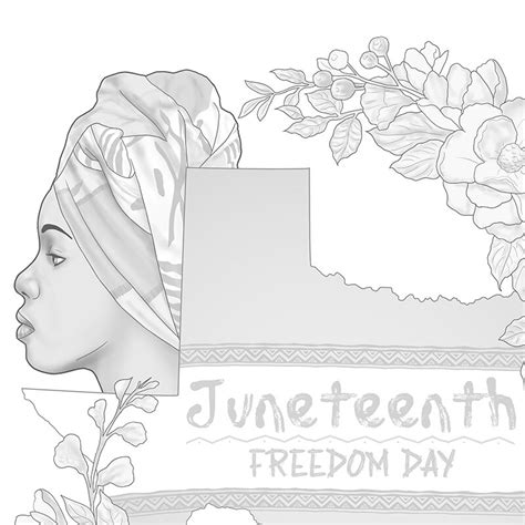 juneteenth unique coloring