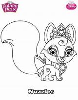 Pets Palace Princess Nuzzles Coloring Pages Fun Kids sketch template