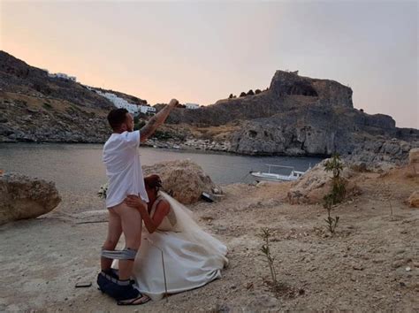British Couple S Blow Job Wedding Picture Causes Greek Monastery To Ban
