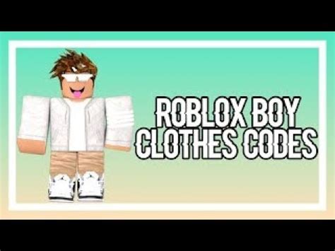 Codes For Roblox Boy Clothes Youtube
