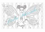 Coloring Fairy Pages Cute Choose Board Buns sketch template
