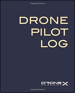 drone pilot log drone academy   amazoncom books