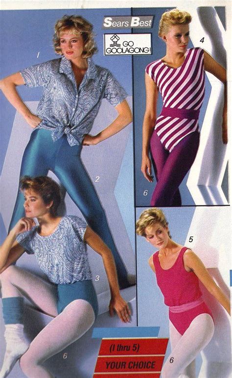 Spandex Workout Wear From Sears 1980 S 80s Fashion 1980s Fashion