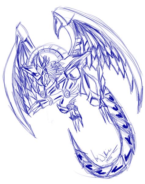 winged dragon  ra sketch  atsusakaneytza  deviantart
