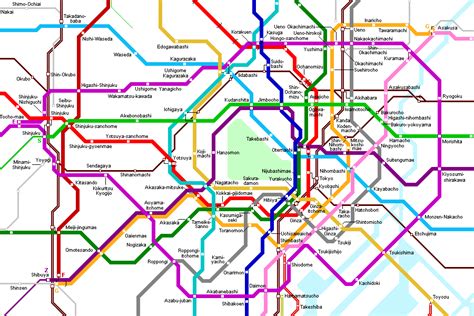 Tokyo Subway Maps Tired Traveler S Blog