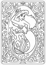 Coloring Disney Ariel Pages Printable Lovely Print sketch template