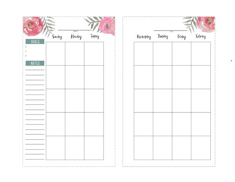 happy planner  printable pages floral paper trail happy planner