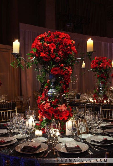 Not Just A Pretty Bow Red Centerpieces Red Roses Centerpieces Red