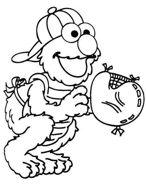 elmo coloring pages baby elmo