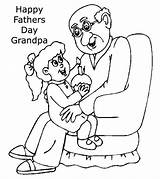 Fathers Grandpa Printable Happy Coloring Pages Cards Father Color Clipart Print Getcolorings Baby Getdrawings sketch template