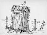 Outhouse Outhouses sketch template