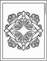 Celtic Coloring Pages Knot Scottish Irish Designs Vines Gaelic Adults Heart Adult Knots Diamond Keltische Mandala Printable Muster Symbols Colorwithfuzzy sketch template