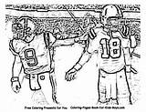 Coloring Football Pages Nfl Printable Player Print California Game Popular Coloringhome sketch template
