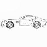 Amg Mercedes Coloring Draw Gt Pages sketch template