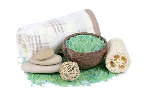 spa treatments  white stock photo image  pumice