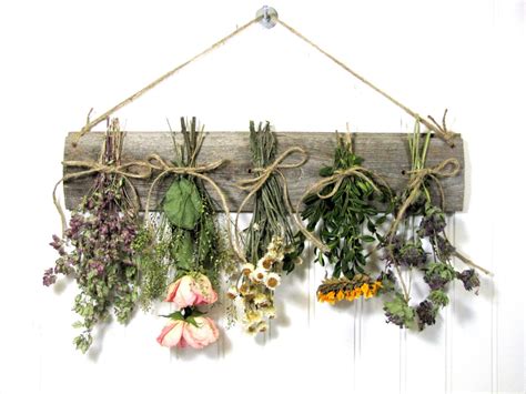 Dried Flower Rack Dried Floral Arrangement Wall Decor