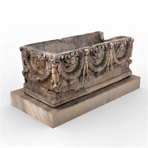 ancient sarcophagus decoration model turbosquid