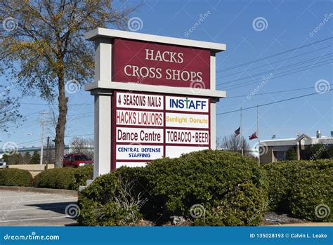 hacks cross shops memphis tn editorial stock photo image