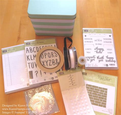 stampin  products