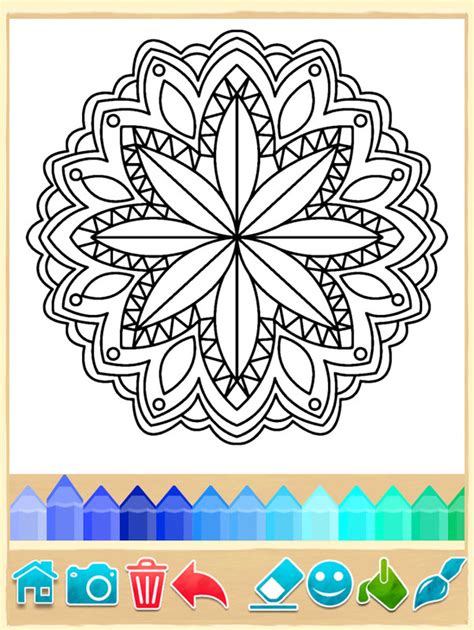 mandala coloring pages apk  casual android game  appraw