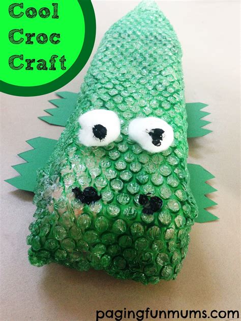 cool croc craft  kids animal crafts  kids preschool arts  crafts crafts  kids