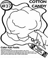 Coloring Cotton Candy Crayola Pages Popular Au sketch template