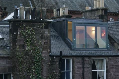 rooftops  edinburgh glass dormer helen lucas architects edinburgh project