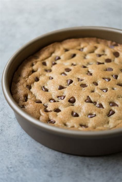 easy chocolate chip cookie cake life    dish