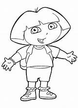 Dora Explorer Hellokids sketch template