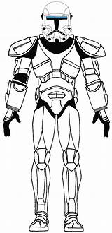 Commando Coloriage Ausmalbilder Standard Klonkrieger Republic Malvorlagen Lars sketch template