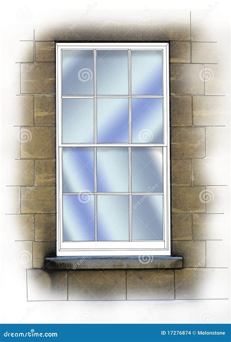 sash window stock illustration illustration  traditional