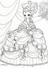Ausmalbilder Malvorlagen Ausmalen Erwachsene Kinder Tiere Shoujo 塗り絵 ドレス Picasa sketch template