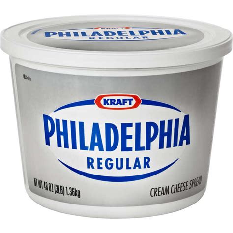 kraft philadelphia cream cheese 3 lbs
