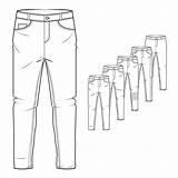 Drawing Denim Jeans Mens Technical Men Drawings Trouser Fashion Drawinging Sketches Pants Flat Style Clothes Paintingvalley Guy Illustration Pdf Flats sketch template