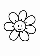 Coloring Flower Large sketch template