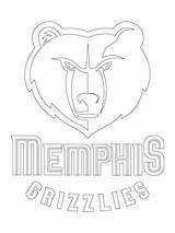 Coloring Nba Pages Memphis Grizzlies Logo Lakers Angeles Los Printable Color Sport Print Basketball Book Drawing Logos Getcolorings Sites Team sketch template
