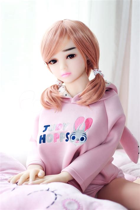 Sexo 125cm Bunny Customs Pink Bunches Girl Silicone Doll