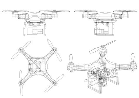drone drawings illustrations royalty  vector graphics clip art istock