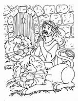 Coloring Pages Bible Den Daniel Lions Printable Story Kids Choose Board sketch template