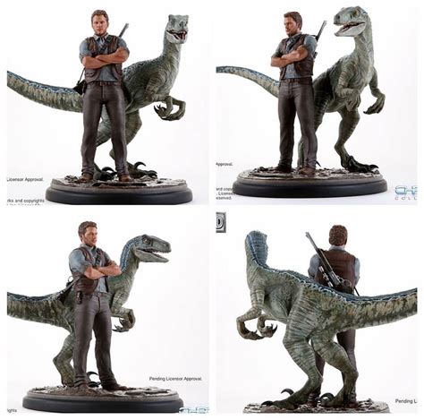 Chronicle Announce 1 9 Scale Owen And Blue Jurassic World Statue