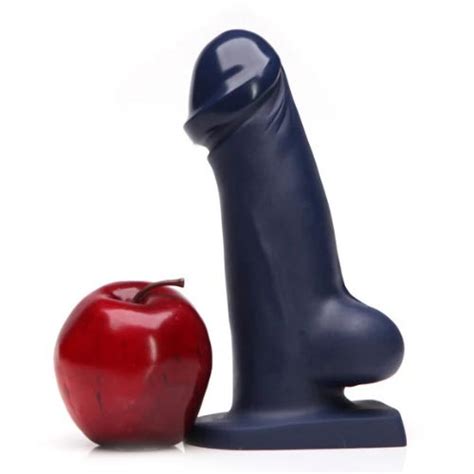 tantus t rex super soft silicone dildo carbide blue