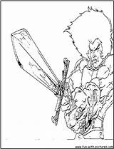 Coloring Thundercats Pages Cartoonnetwork Printable Fun Colouring Color sketch template