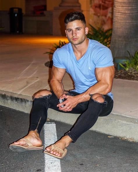 Flip Flops Style Men Muscular Men Handsome Men Quotes