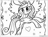 Coloring Pony Sunset Little Pages Shimmer Princess Cadence Wedding Color Drawing Getdrawings Getcolorings Pastel Kids Colorings sketch template