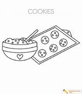 Coloring Cookie Pages Sheet Fortune Kids Playinglearning Template sketch template